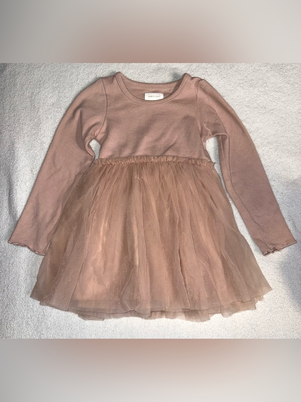 Jamie Kay Anna Tulle Dress in Rosewater pink, size 2